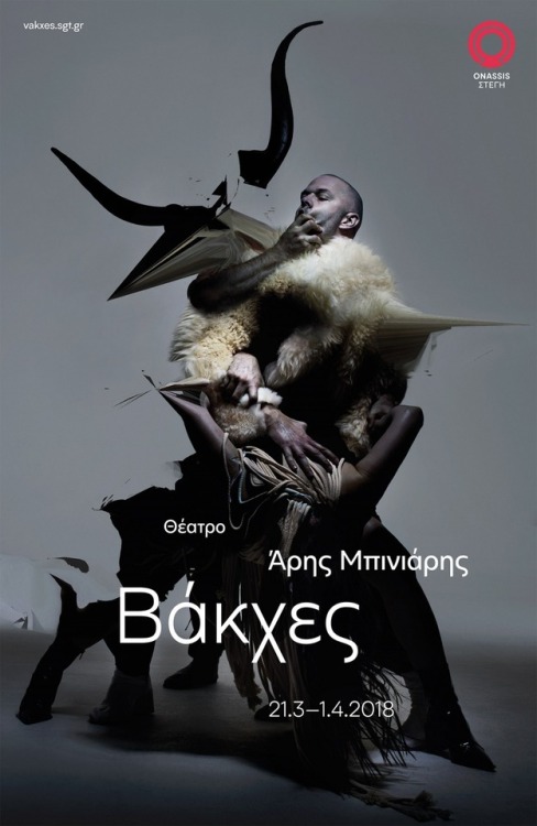 gnossienne:Nick Knight’s posters for Aris Biniaris’s Bacchae at the Onassis Cultural Centre, Athens,
