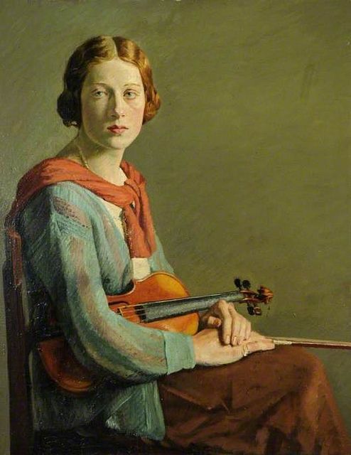 The Violinist by William Rothenstein