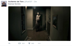 deebott:  wolfie-mcwolferton:  klavierr:  cloudruler:  WHAT DOES IT MEAN MR DEL TORO  PLEASE PLEASE PLEASE PLEASE PLEASE   What is that thing in the corner of the hall above the doorframe?  Is he about to fucking Beyonce us