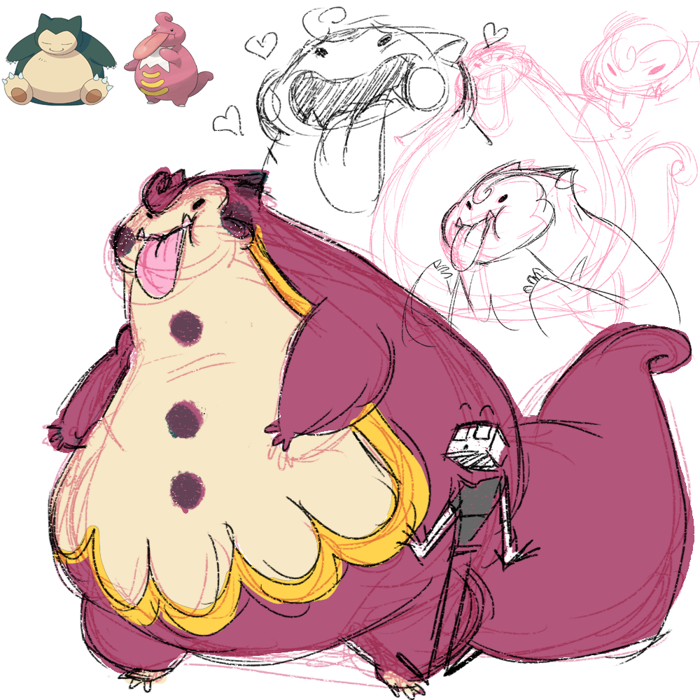 thefairygodmonster:  The results of today’s streams. These are really rough concepts
