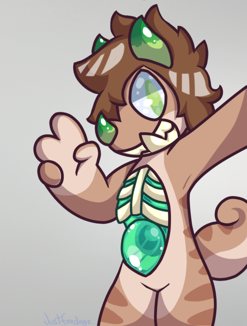 sticky-purple-paws:Little gift for @limesliced or Seel!! your fursona is awesome dude! I love your g