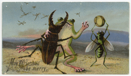 celestialmacros: weirdchristmas:Another classic. All the best ones have frogs. May Christmas be merr