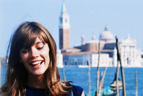 camillejaval:  Françoise Hardy photographed by Jean-Marie Périer in Venice.