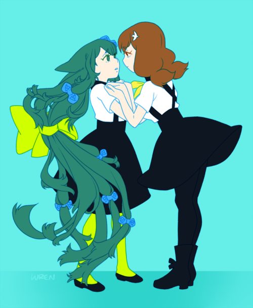 whitekitestrings: watched gatchaman crowds a few days ago and loved these two. (they should have kis