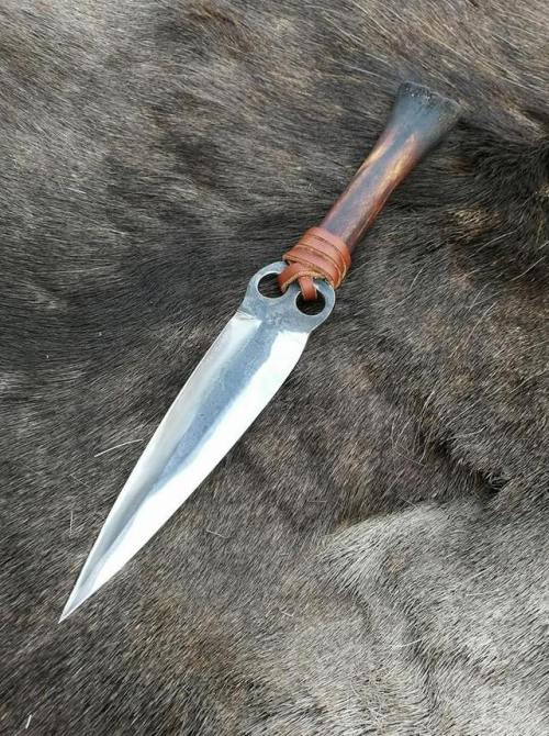 This new bone handle celtic dagger is now available at my Etsy shop:https://www.etsy.com/listing/597