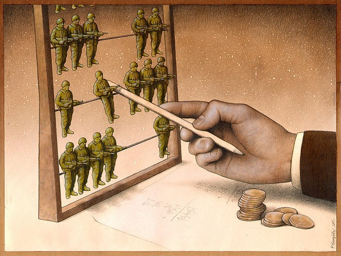cubebreaker:  Polish artist Pawel Kuczynski creates illustrations which take on issues