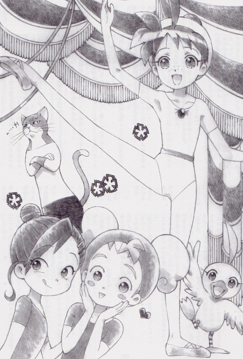 wavervelvett:sketches bundled with the Princess Tutu 15th anniversary blu-ray