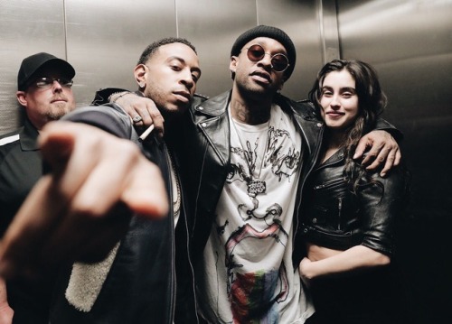 laurenjauregui: Solid past 2 days @pharrell is a genius sent from the universe to help remind u