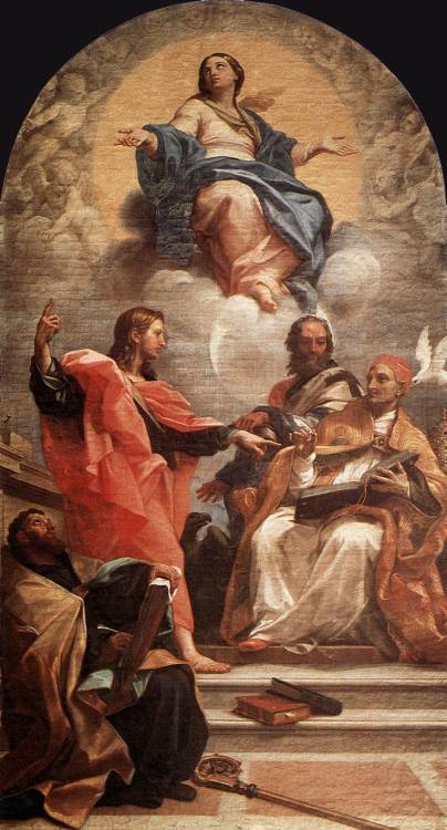 italianartsociety:  Carlo Maratti (also known as Maratta) died on 15 December 1713 in Rome. Recognized as the leading painter of late Baroque Rome, Maratta continued worked in the classicizing vein known as the Grand Manner. Like Annibale Carracci, Andrea