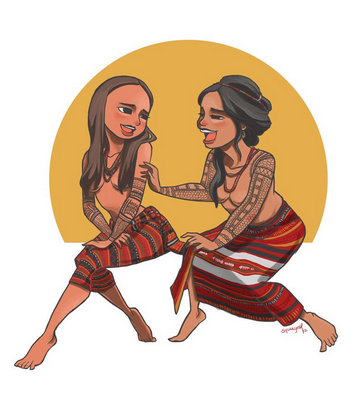 poc-beauty:  Indigenous Filipino women. Illustrations by twitter account: @squeegool.