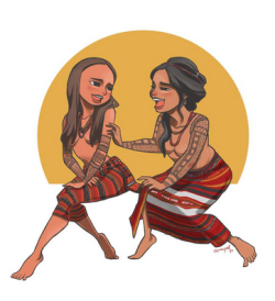 poc-beauty:  Indigenous Filipino women. Illustrations