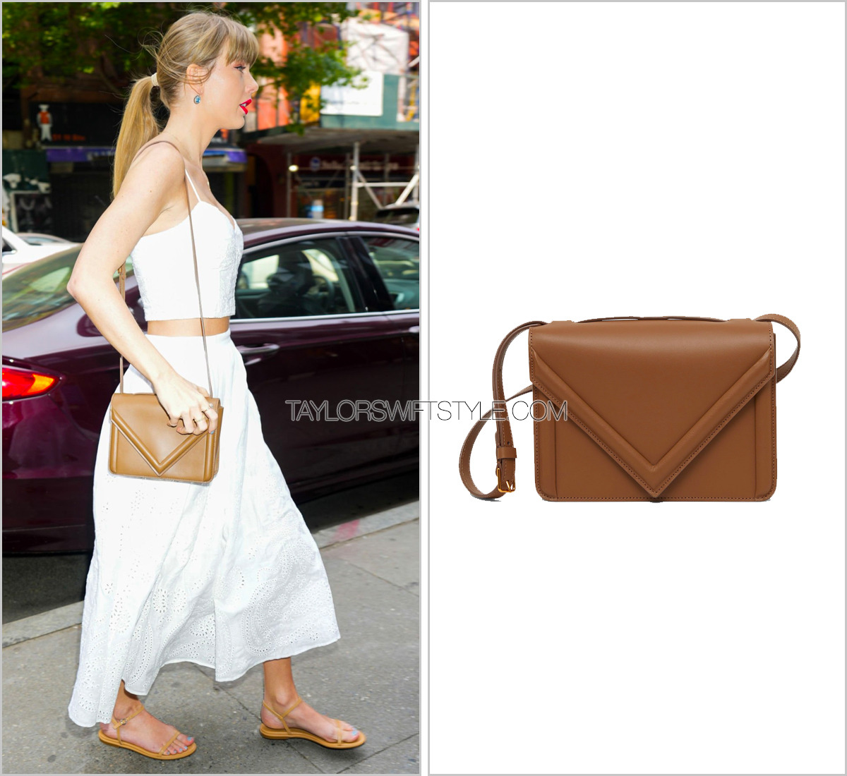 Taylor Swift's Favorite Mansur Gavriel Crossbody Is a Wardrobe Staple—Shop  the Look