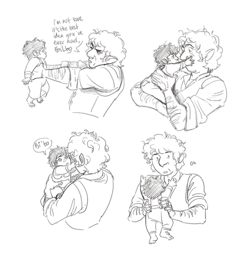 Normal Brain: Bilbo Was Actually 99 When He Took In Frodo, And The Latter Was Already 21 Yo