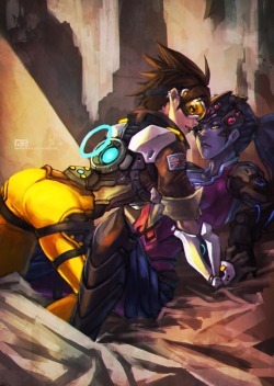 Overgayy:  Overwatch Tracer/Widowmaker By Monorirogue