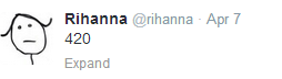 meladoodle:rihanna’s new twitter icon makes all of her tweets 10000x more hilarious