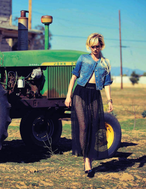 pedalfar:  arizona jean: lyoka tyagnereva by rene & radka for madame figaro 30th march 2013 