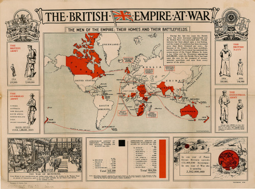 July 17, 1918: The RMS Carpathia was sunk by a German U-boat off the Irish coast.
Map: The British Empire at war. London : Stanford’s Geogl. Estabt., 1916 ([S.l.] : Roberts & Leete)