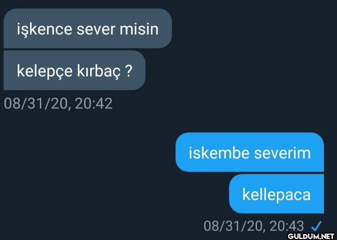 işkence sever misin...