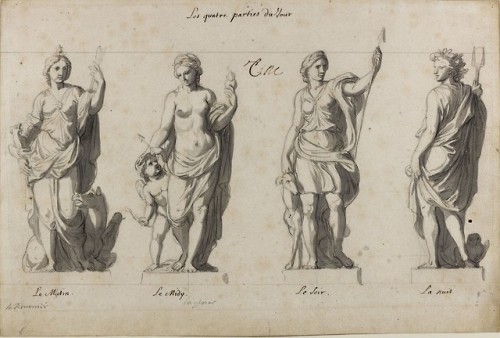 classic-art:The Four Times of the DayCharles Le Brun, 1674