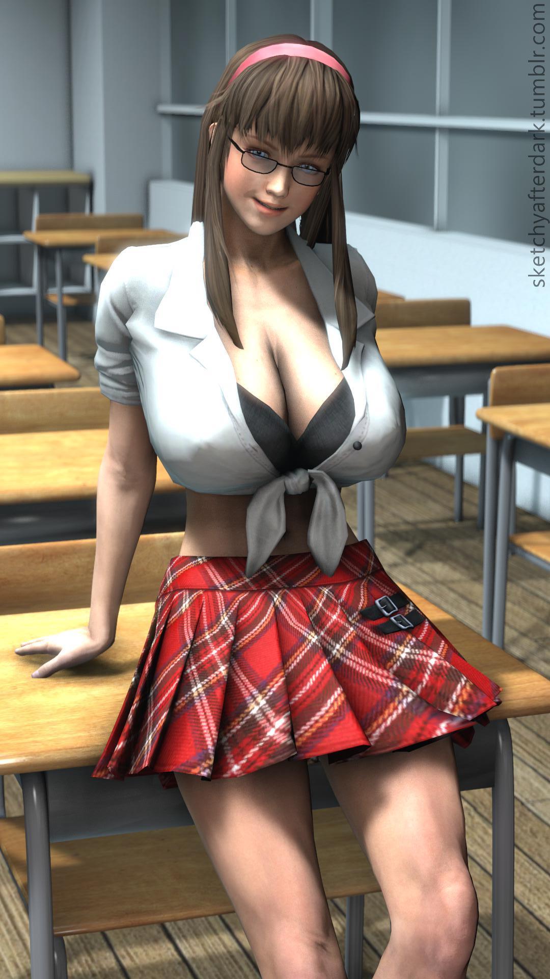 sketchyafterdark: Hitomi is present Well, now both the dark elf character, and the