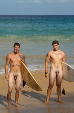fun2bnaked:You know that surfing is best