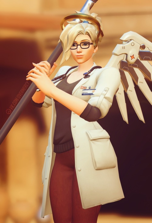 printscreen-mercy-archive: I think many would like to see how Dr. Ziegler would look with other hair