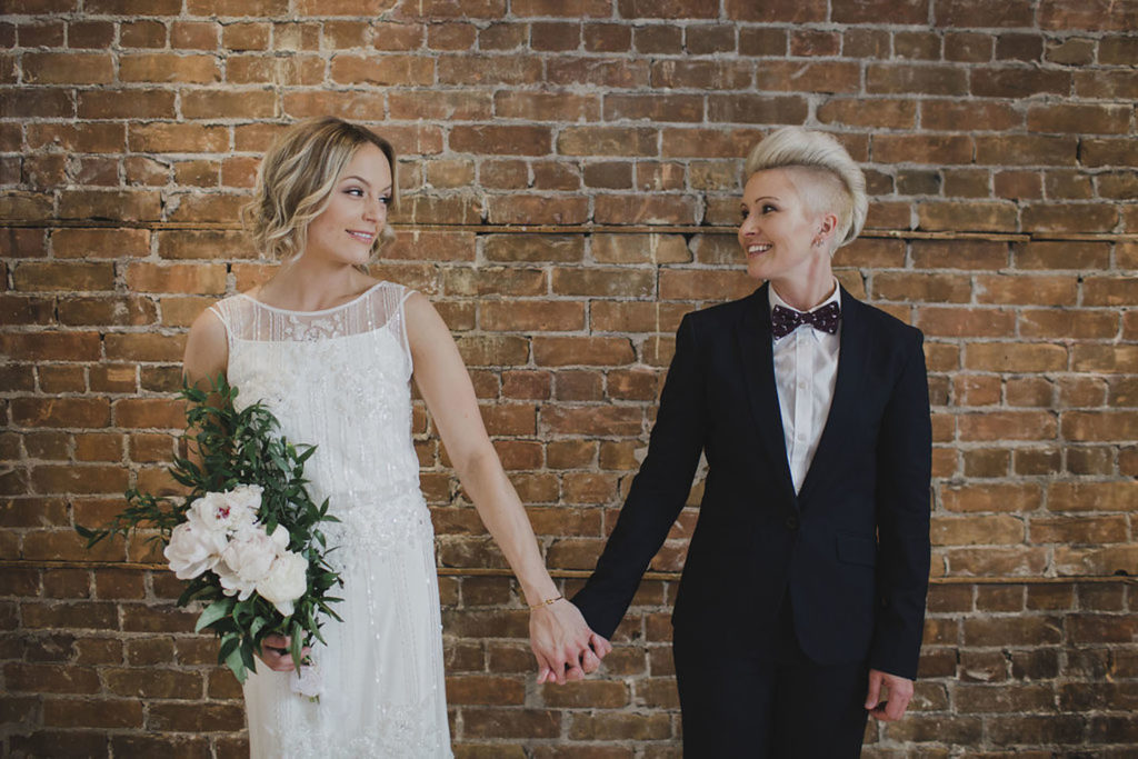 beautiful-brides-weddings:  She Met Her Bride at Pride Natasha was a single mom who “was