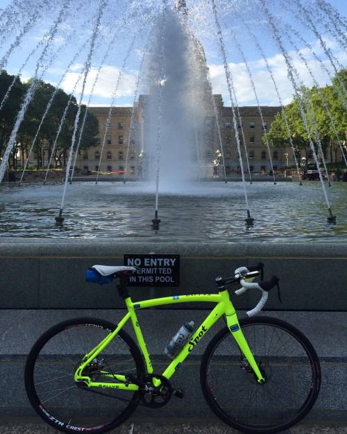 mikesarnecki:  Cramming begins today for #CrossVegas2015 (at Alberta Legislature Building)