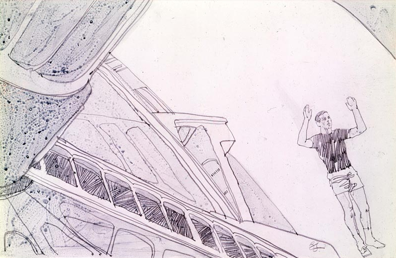 thefilmstage:  Illustrated production stills from the set of 2001: A Space Odyssey