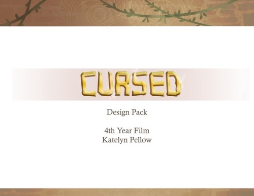 CURSED! My 4th year film Design Pack for the Sheridan Animation Program. This is the reason I haven&