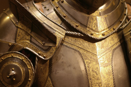 ritasv: Detail of three-quarter field armour by See here? Hear sea! on Flickr.