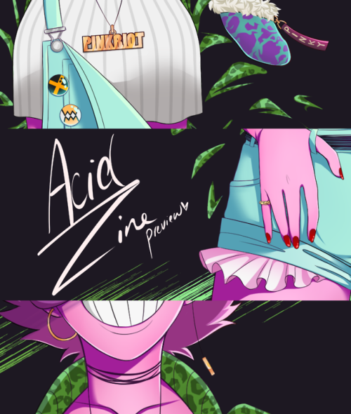 here’s my preview for the Ashido Mina Zine @acidzine! can’t wait to see the final product, everyone 