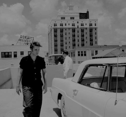 vinceveretts: Elvis buying a 1956 Lincoln Continental Mark II in Miami, August 4, 1956. Dad
