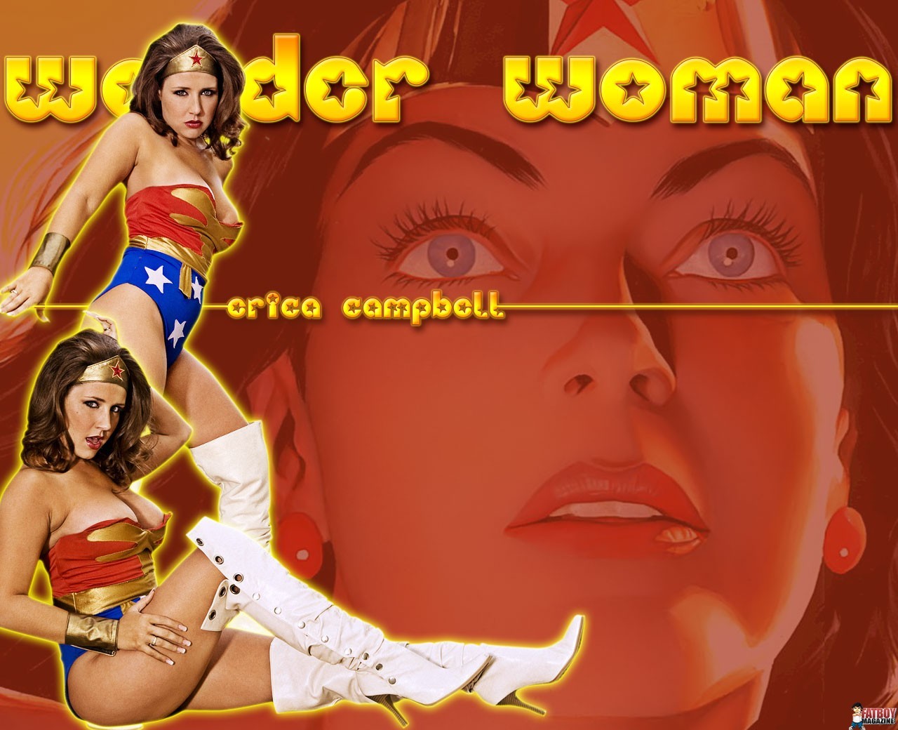 theartofericarosecampbell:  Erica Rose Campbell - Wonder Woman! Happy Fourth of July!!