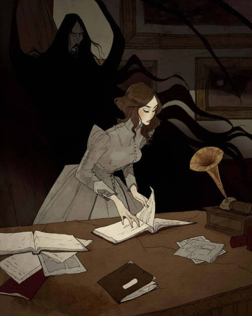 thecollectibles:Drawlloween 2018 by Abigail Larson