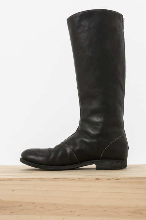 new arrivals [via] re. porter — a1923 - oiled horse leather back zip tall boot, sz. 40 — re. porter 