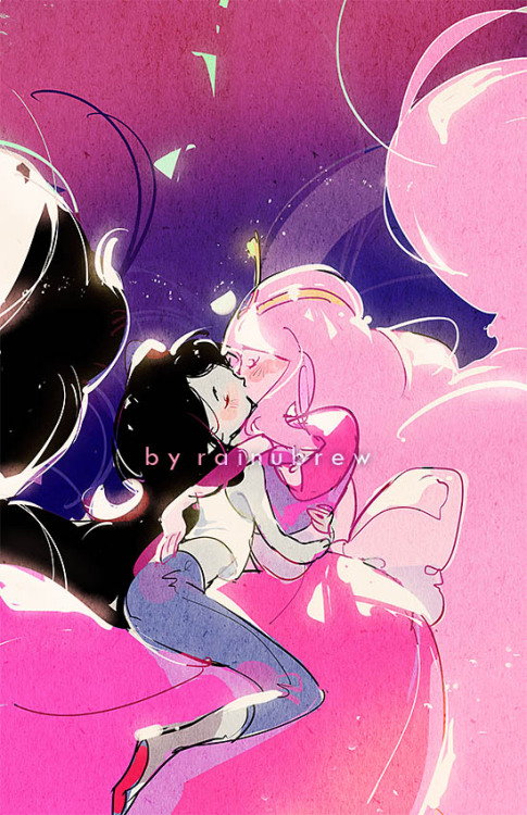 princess bubblegum and marceline ( ˘ ³˘)♥ bubbleline