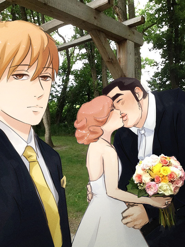 yourheadcanon:Man Documents His Life As The Third Wheel For 3 Years In Awkward Selfies 