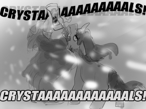 ask-wiggles:  katottersart:  What do you mean this isn’t going to be the canon character arc climax for Ask King Sombra?  ripping off parodying this scene from Balto  OooOOOHHHH MMMYY GGGOOODDDDDDD   XD!!!