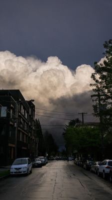 whatisaphotograph:  Sunday afternoon was a good time for clouds.  