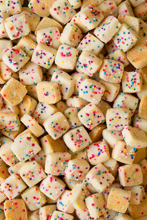 foodffs: 5 Ingredient Funfetti Shortbread Bites Really nice recipes. Every hour. Show me what you co