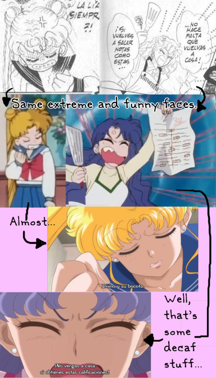 hezachan:  rockgaara:  princess-aubergine:  The new anime is better in a lot of things, the fidelity to the original dressing details, the jewelry, the shading, the scene composition (more simmilar to the manga, than the old anime), the effects, I even