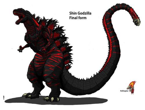 Shin Godzilla: Final Form Godzilla was evolved from 2 and 3