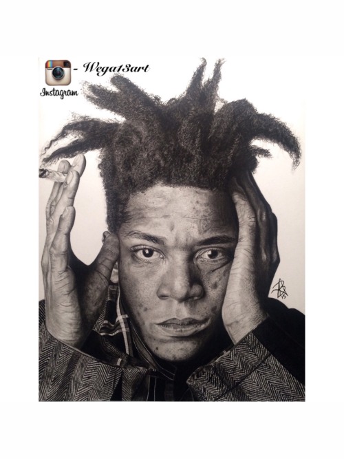 Jean-Michel Basquiat drawing progression. 