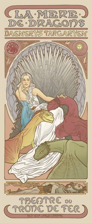Requiem for a Khal  http://society6.com/ElinJ/Mother-of-dragons-O1T