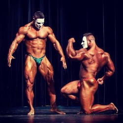 Johnny Doull and Dana Baker guest posing