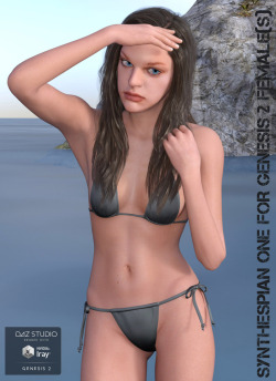 New Character Morph And Materials For Genesis 2 By Babbelbub! Synthespian Means Virtual