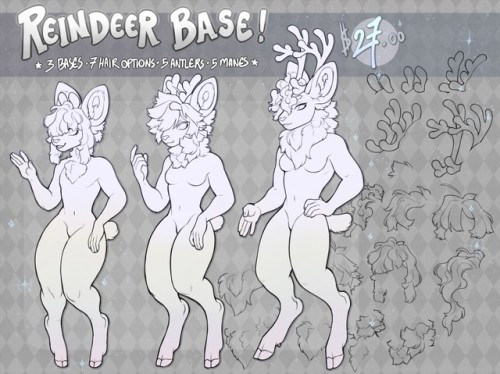 Some adopt bases for sale!  Both come with extra lineart add-ons and you’re free to edit 