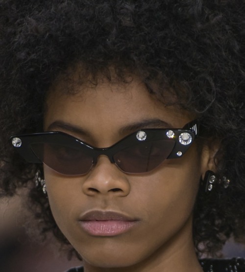 pocmodels:Aaliyah Hydes at Miu Miu FW 18
