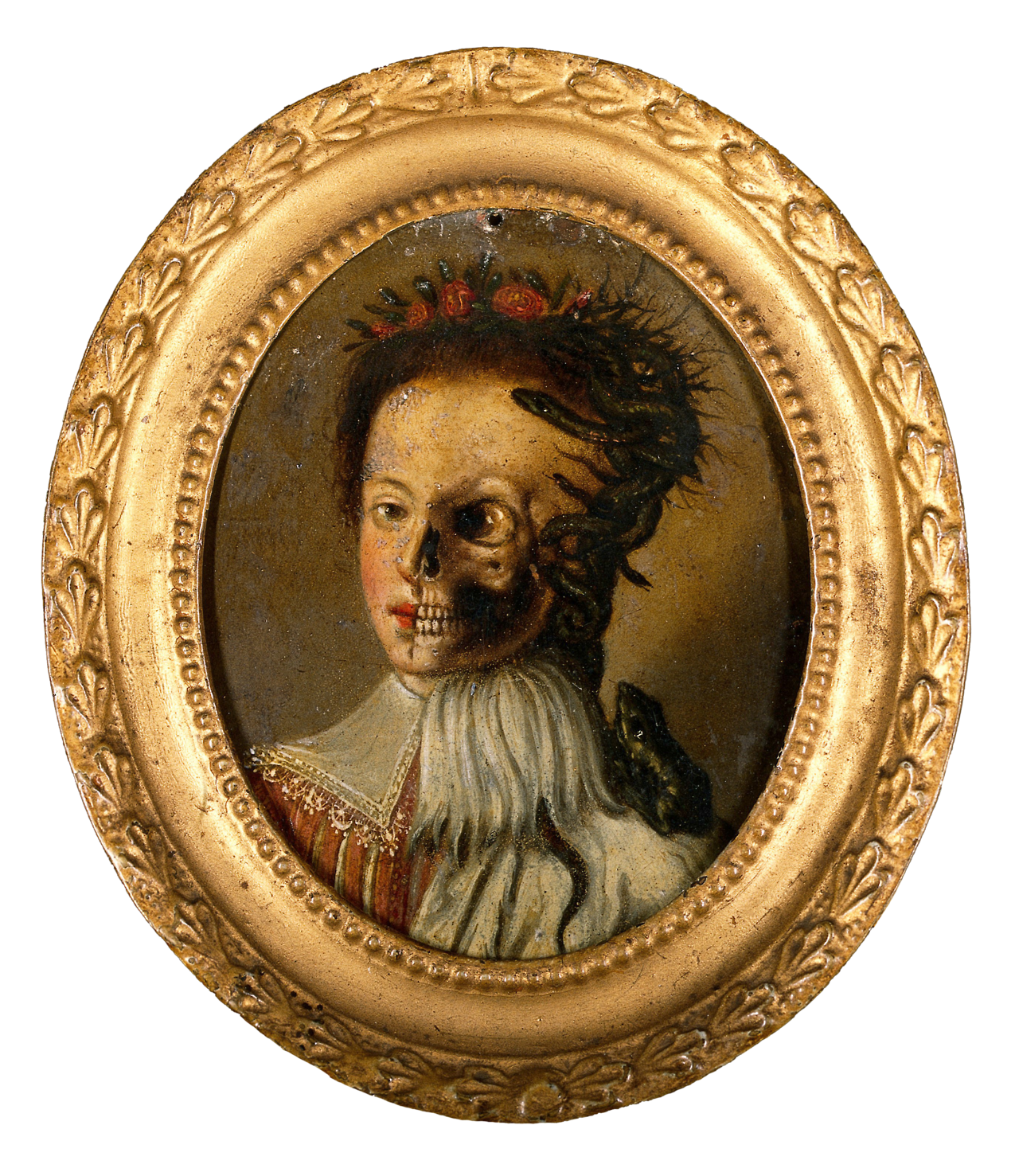 achasma: Life and death by an unknown artist, 1700s. (transparent) 